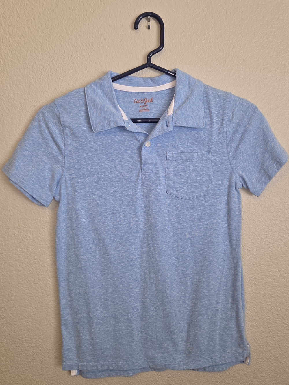 Cat & Jack - Boys - Medium (8/10) - Polo - Short Sleeve - Cotton/Polyester - Lig